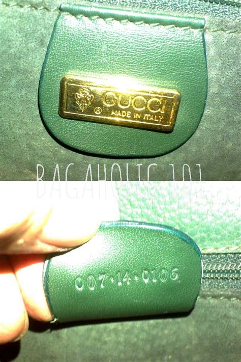 gucci accessory collection serial number
